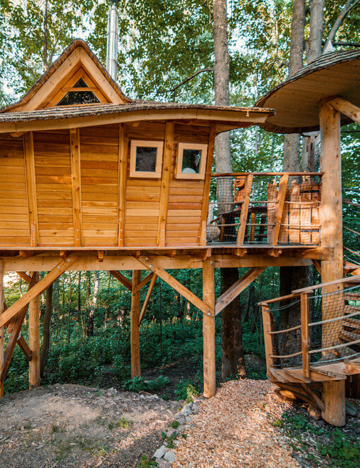 Pobyt v treehouse s vlastní saunou